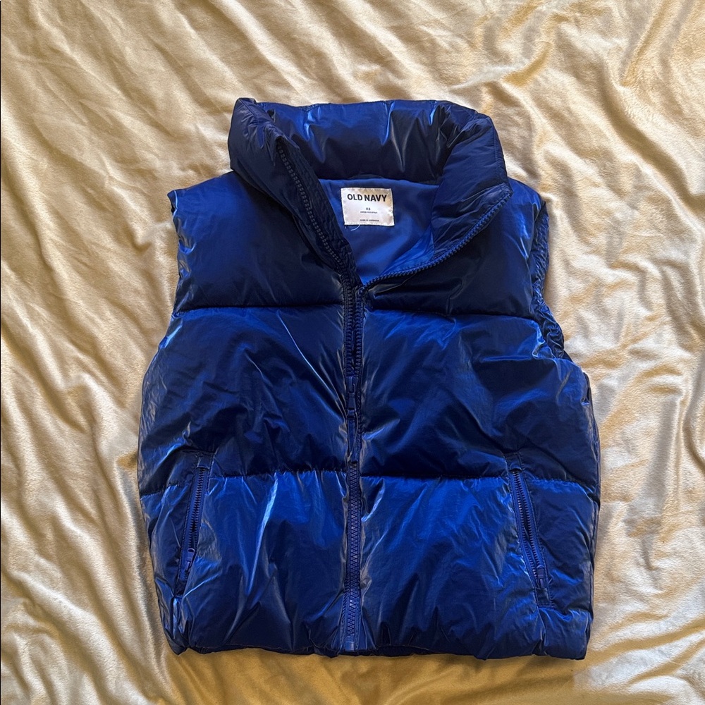Old Navy Royal Blue Quilted Vest